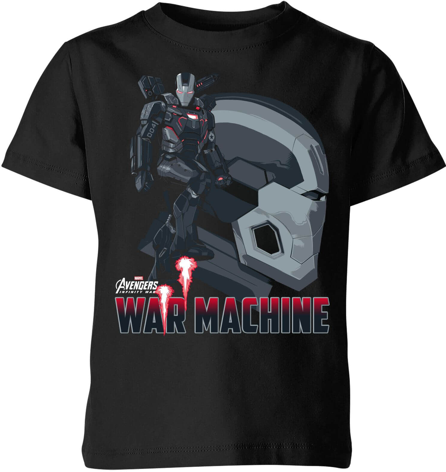Marvel Avengers War Machine Kids' T-Shirt - Black - 5-6 Years - Black Marvel Avengers War Machine Kids' T-Shirt - Black - 5-6 Years - Black