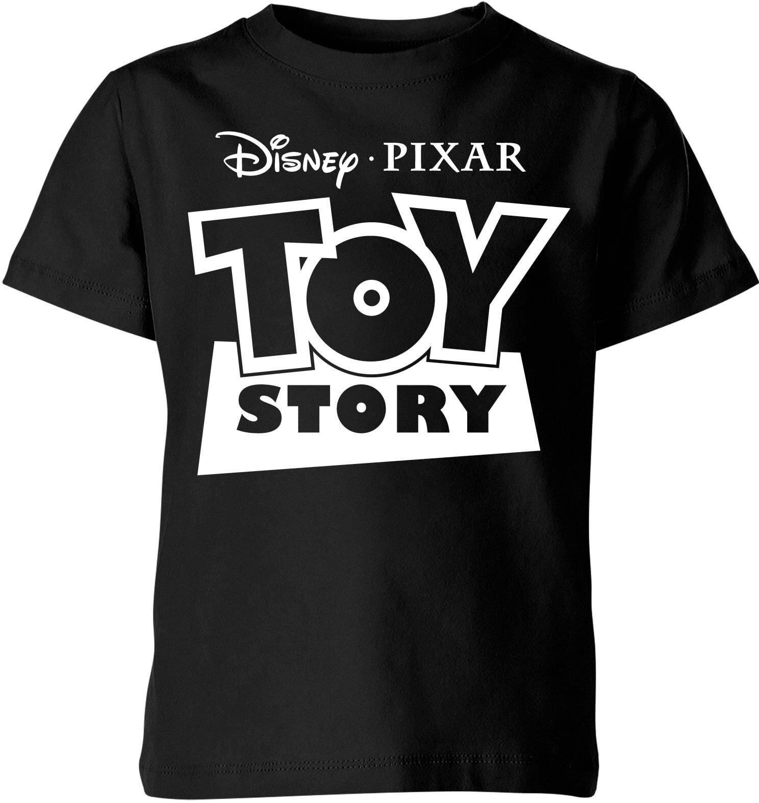 Pixar Toy Story Logo Outline Kids' T-Shirt - Black - 5-6 Years - Black Pixar Toy Story Logo Outline Kids' T-Shirt - Black - 5-6 Years - Black