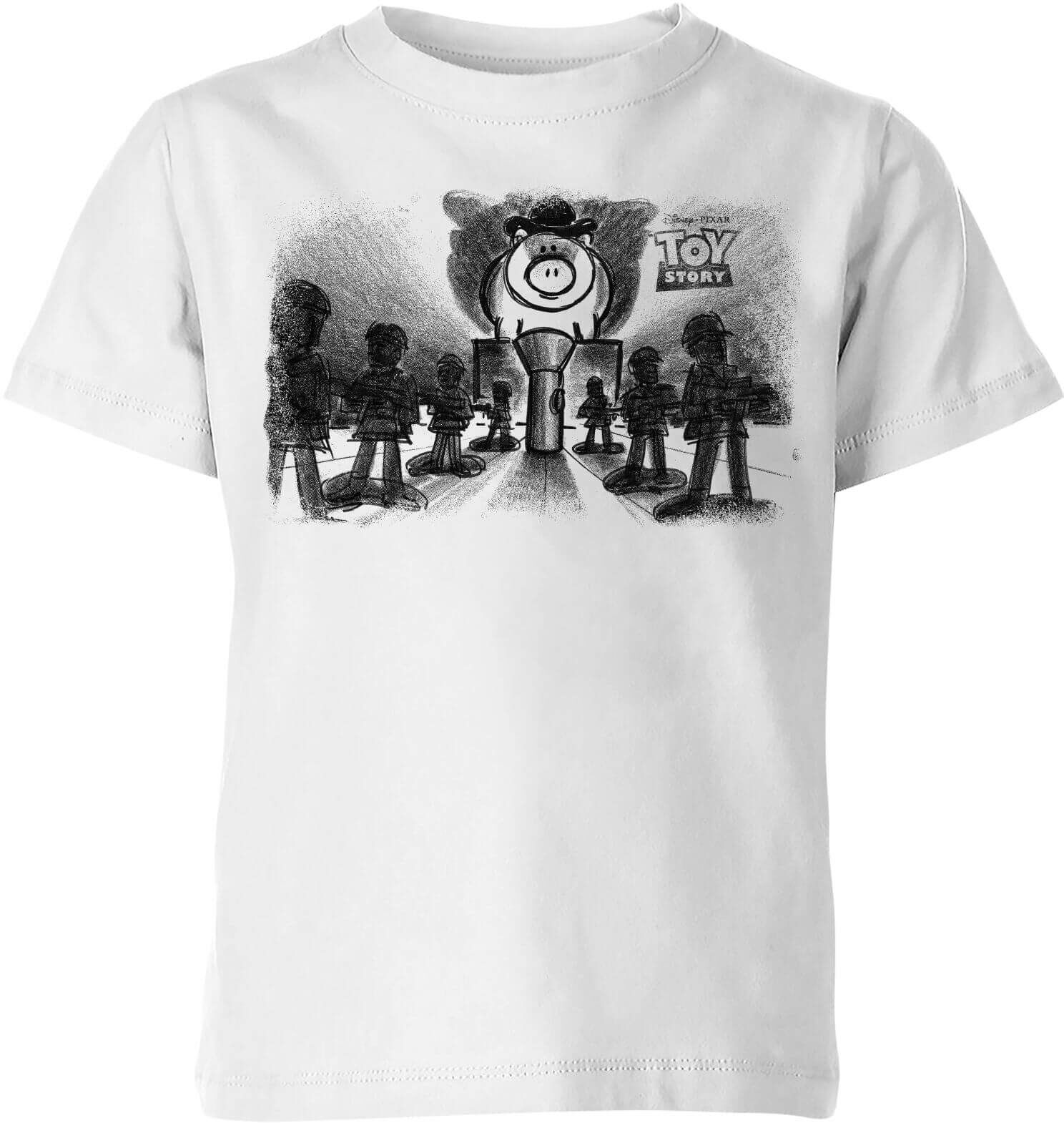 Pixar Toy Story Evil Dr Pork Chop Speech Kids' T-Shirt - White - 9-10 Years - White Pixar Toy Story Evil Dr Pork Chop Speech Kids' T-Shirt - White - 9-10 Years - White