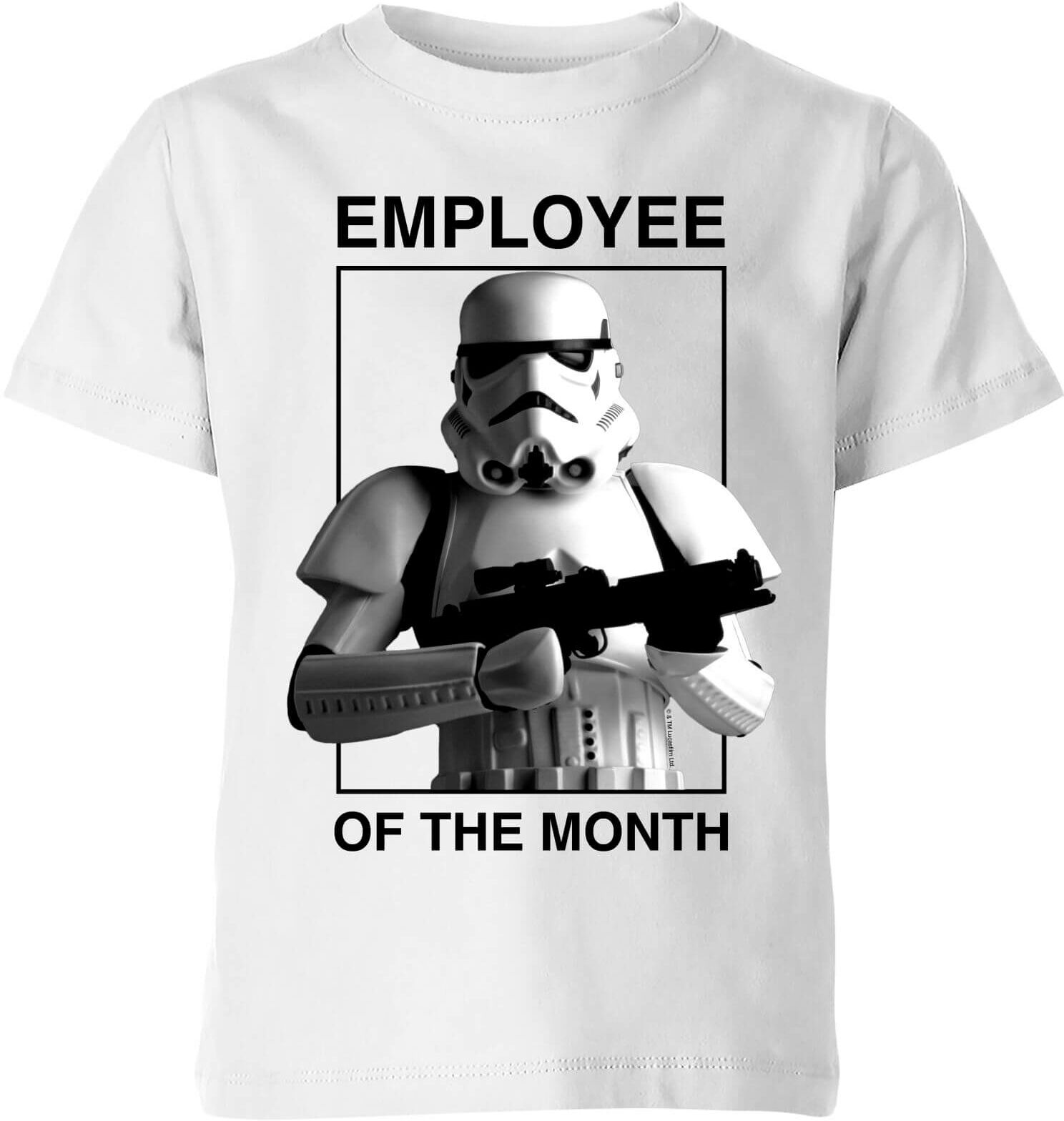 Star Wars Employee Of The Month Kids' T-Shirt - White - 9-10 Years - White Star Wars Employee Of The Month Kids' T-Shirt - White - 9-10 Years - White