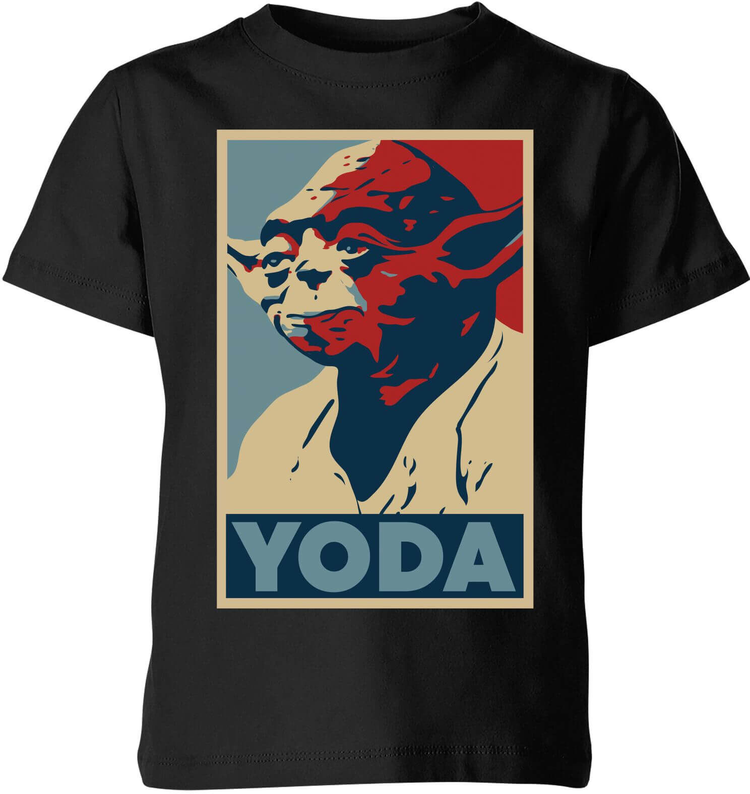 Star Wars Yoda Poster Kids' T-Shirt - Black - 5-6 Years - Black Star Wars Yoda Poster Kids' T-Shirt - Black - 5-6 Years - Black