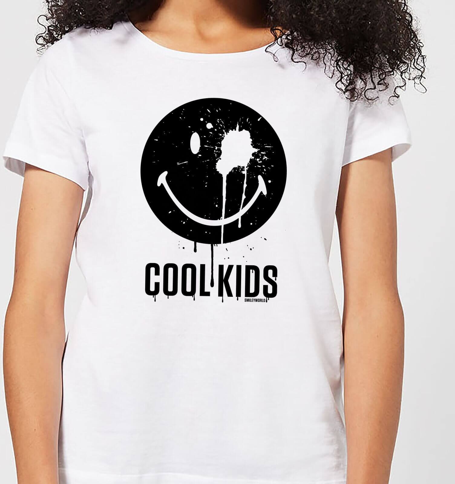 Smiley World Slogan Cool Kids Women's T-Shirt - White - S - White Smiley World Slogan Cool Kids Women's T-Shirt - White - S - White