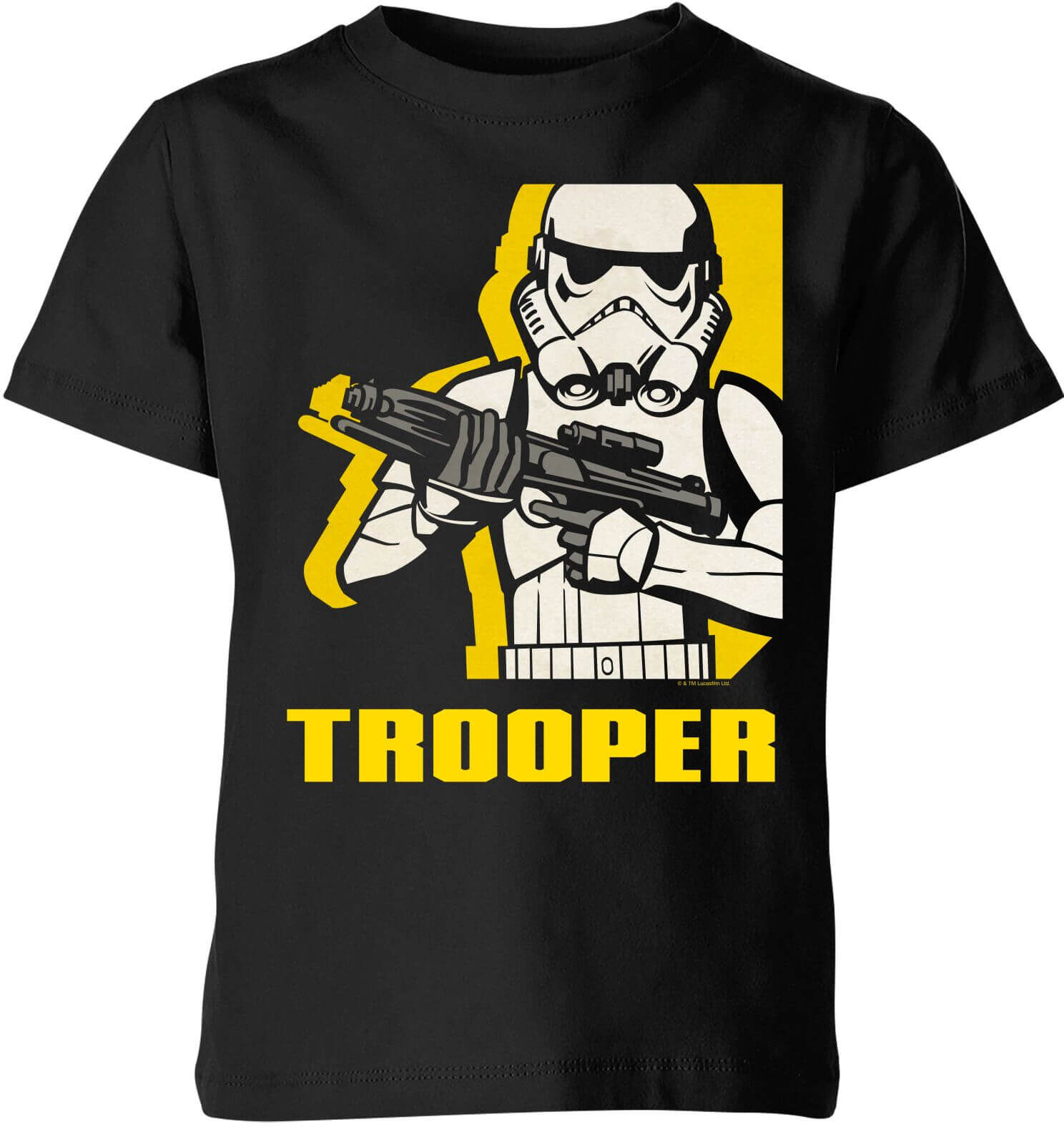 Star Wars Rebels Trooper Kids' T-Shirt - Black - 5-6 Years - Black Star Wars Rebels Trooper Kids' T-Shirt - Black - 5-6 Years - Black