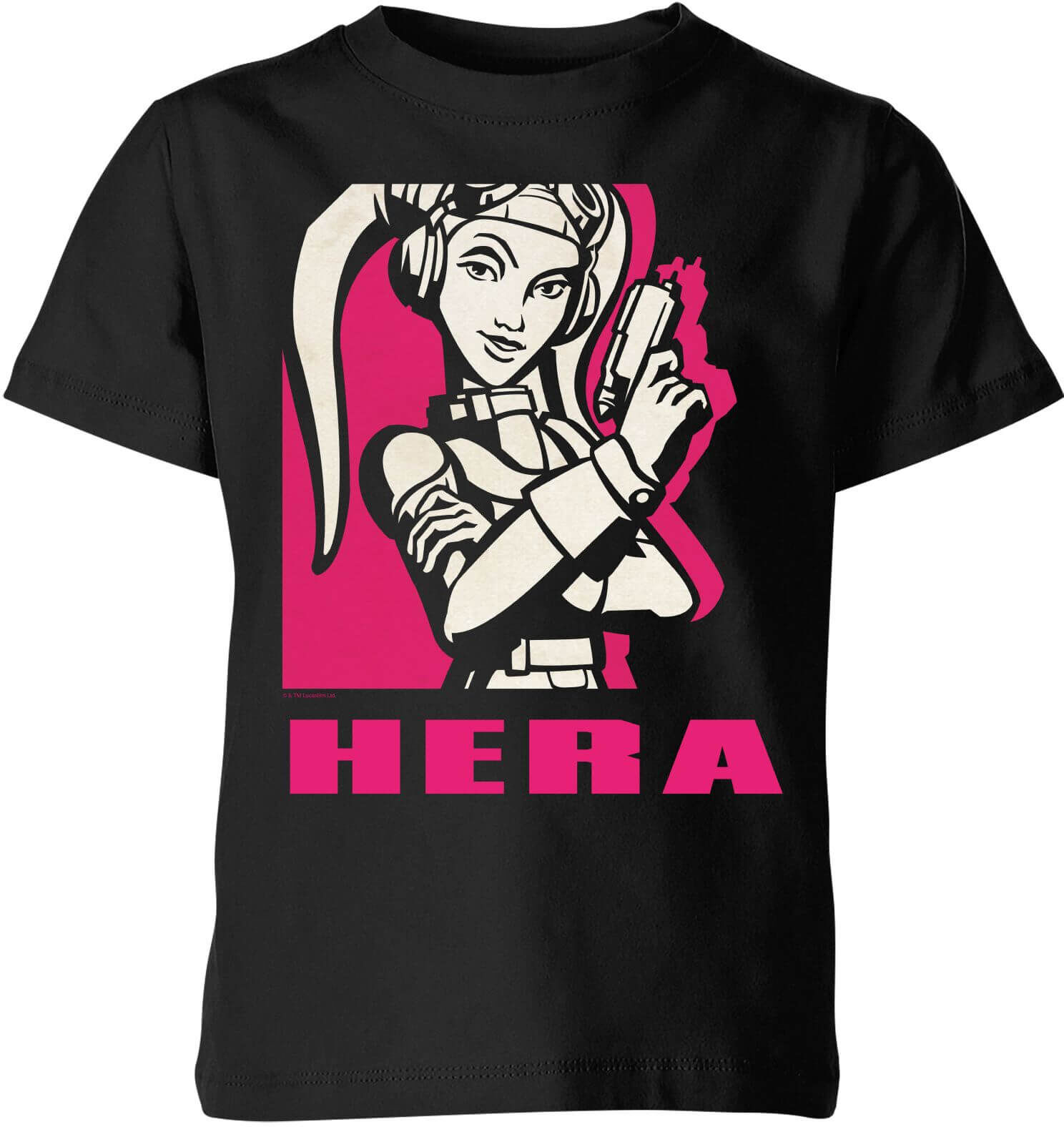 Star Wars Rebels Hera Kids' T-Shirt - Black - 9-10 Years - Black Star Wars Rebels Hera Kids' T-Shirt - Black - 9-10 Years - Black