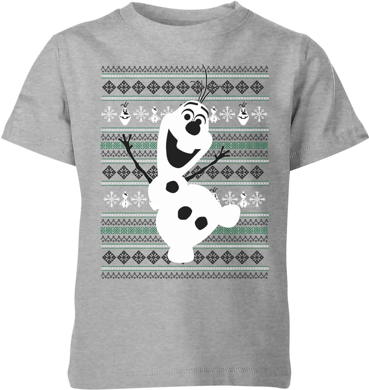 Disney Frozen Olaf Dancing Kids' Christmas T-Shirt - Grey - 11-12 Years - Grey Disney Frozen Olaf Dancing Kids' Christmas T-Shirt - Grey - 11-12 Years - Grey