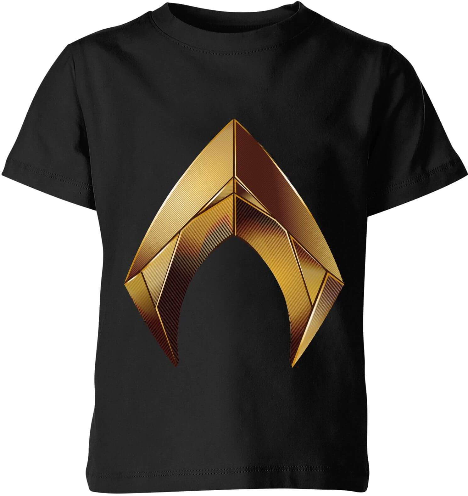DC Comics Aquaman Symbol Kids' T-Shirt - Black - 11-12 Years - Black DC Comics Aquaman Symbol Kids' T-Shirt - Black - 11-12 Years - Black