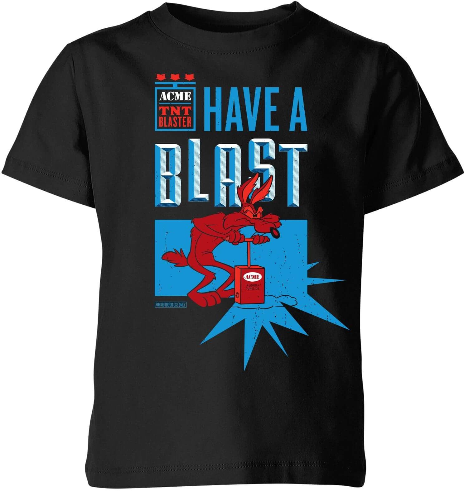 Looney Tunes ACME Have A Blast Kids' T-Shirt - Black - 5-6 Years - Black Looney Tunes ACME Have A Blast Kids' T-Shirt - Black - 5-6 Years - Black