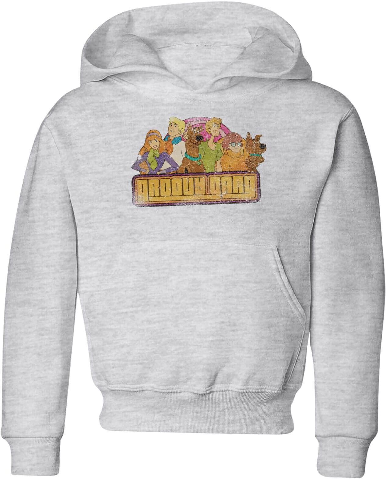 Scooby Doo Groovy Gang Kids' Hoodie - Grey - 9-10 Years - Grey Scooby Doo Groovy Gang Kids' Hoodie - Grey - 9-10 Years - Grey