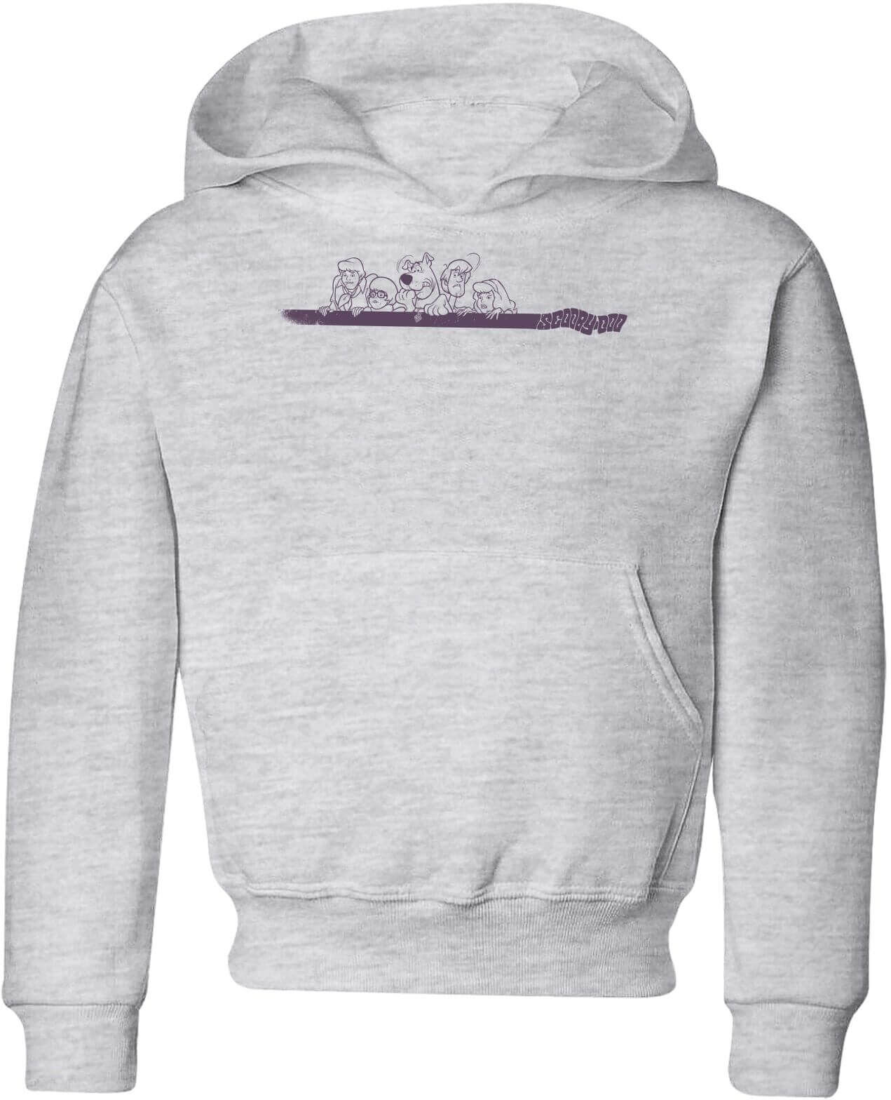 Scooby Doo Those Meddling Kids Retro Kids' Hoodie - Grey - 11-12 Years - Grey Scooby Doo Those Meddling Kids Retro Kids' Hoodie - Grey - 11-12 Years - Grey