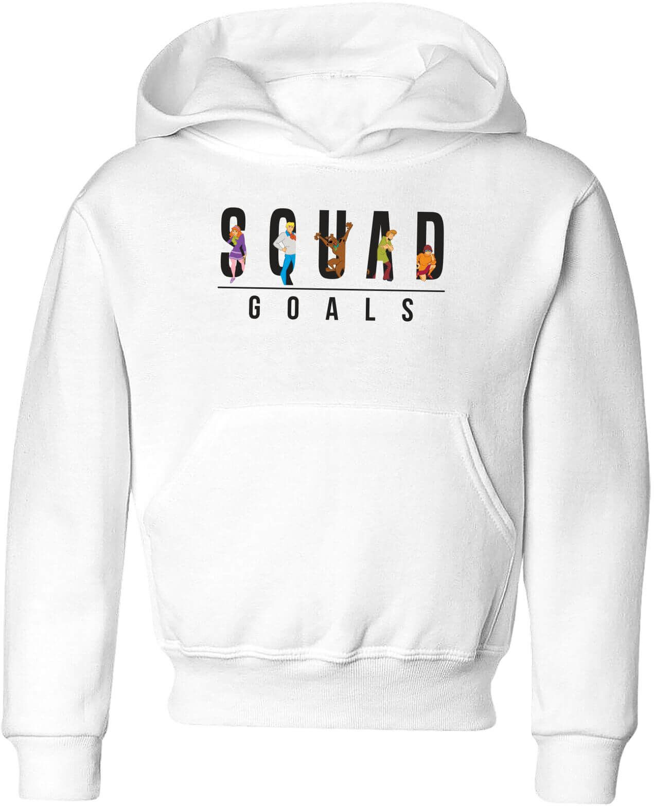 Scooby Doo Squad Goals Kids' Hoodie - White - 3-4 Years - White Scooby Doo Squad Goals Kids' Hoodie - White - 3-4 Years - White