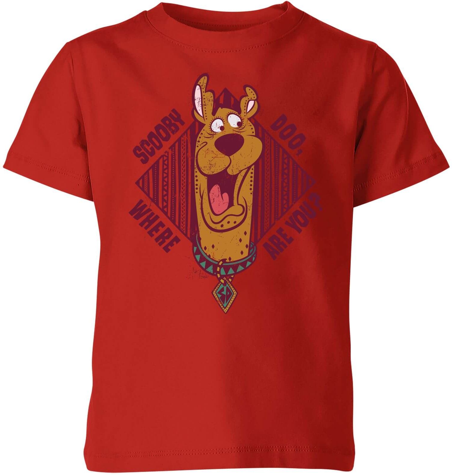 Scooby Doo Where Are You? Kids' T-Shirt - Red - 3-4 Years - Red