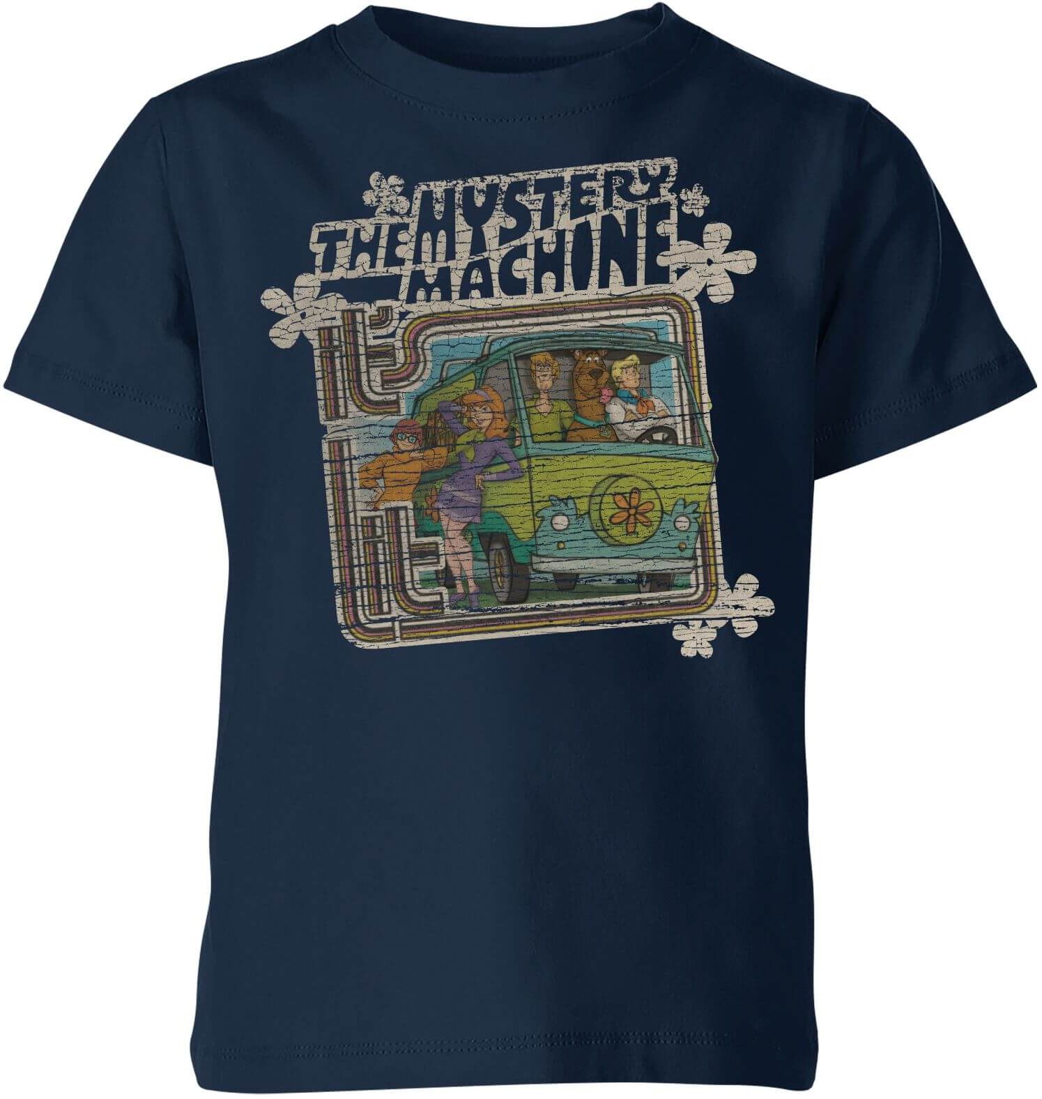 Scooby Doo Mystery Machine Psychedelic Kids' T-Shirt - Navy - 3-4 Years - Navy Scooby Doo Mystery Machine Psychedelic Kids' T-Shirt - Navy - 3-4 Years - Navy