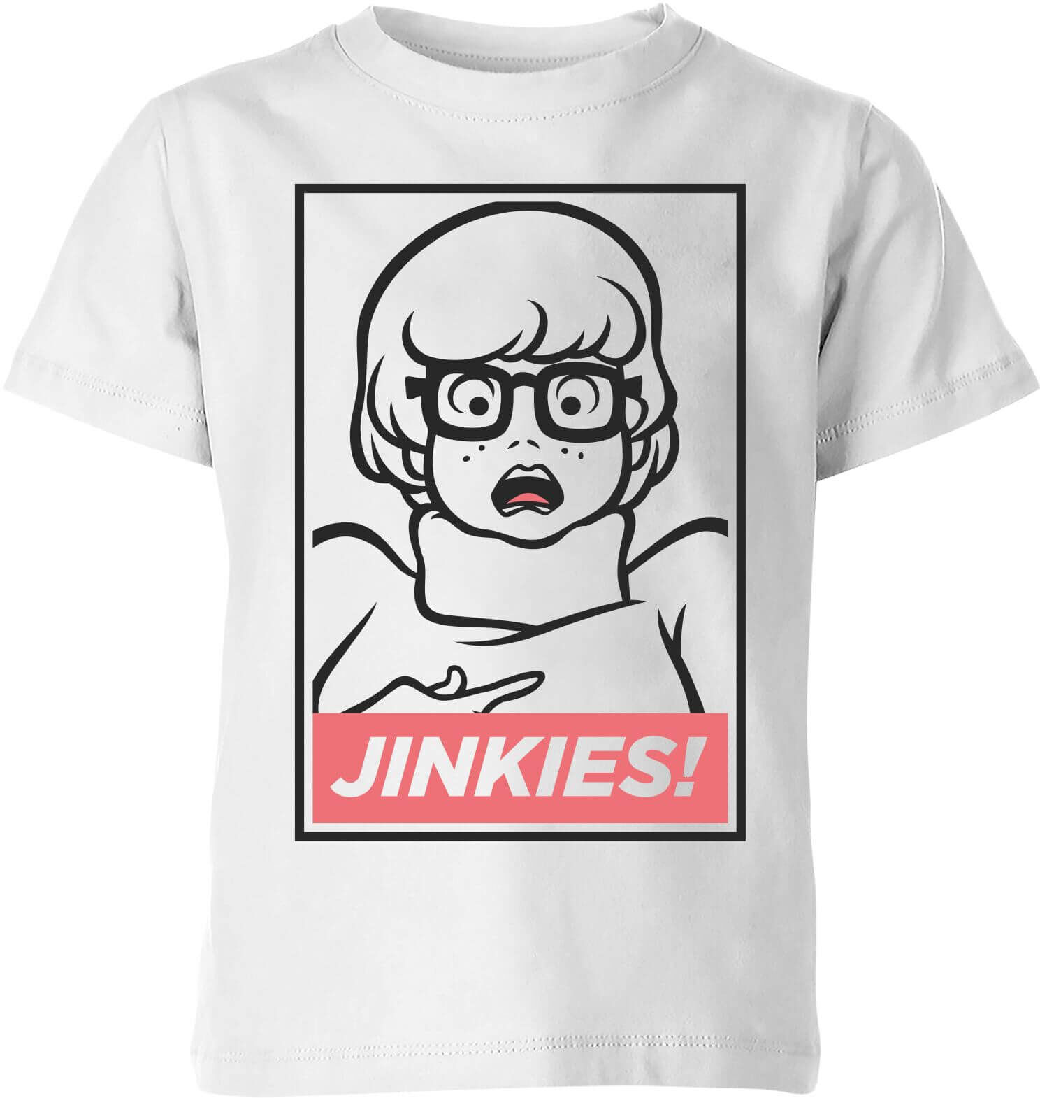 Scooby Doo Jinkies! Kids' T-Shirt - White - 5-6 Years - White Scooby Doo Jinkies! Kids' T-Shirt - White - 5-6 Years - White