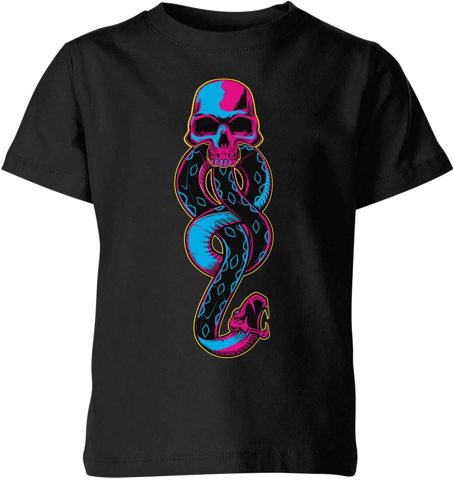 Harry Potter Dark Mark Neon Kids' T-Shirt - Black - 9-10 Years - Black Harry Potter Dark Mark Neon Kids' T-Shirt - Black - 9-10 Years - Black