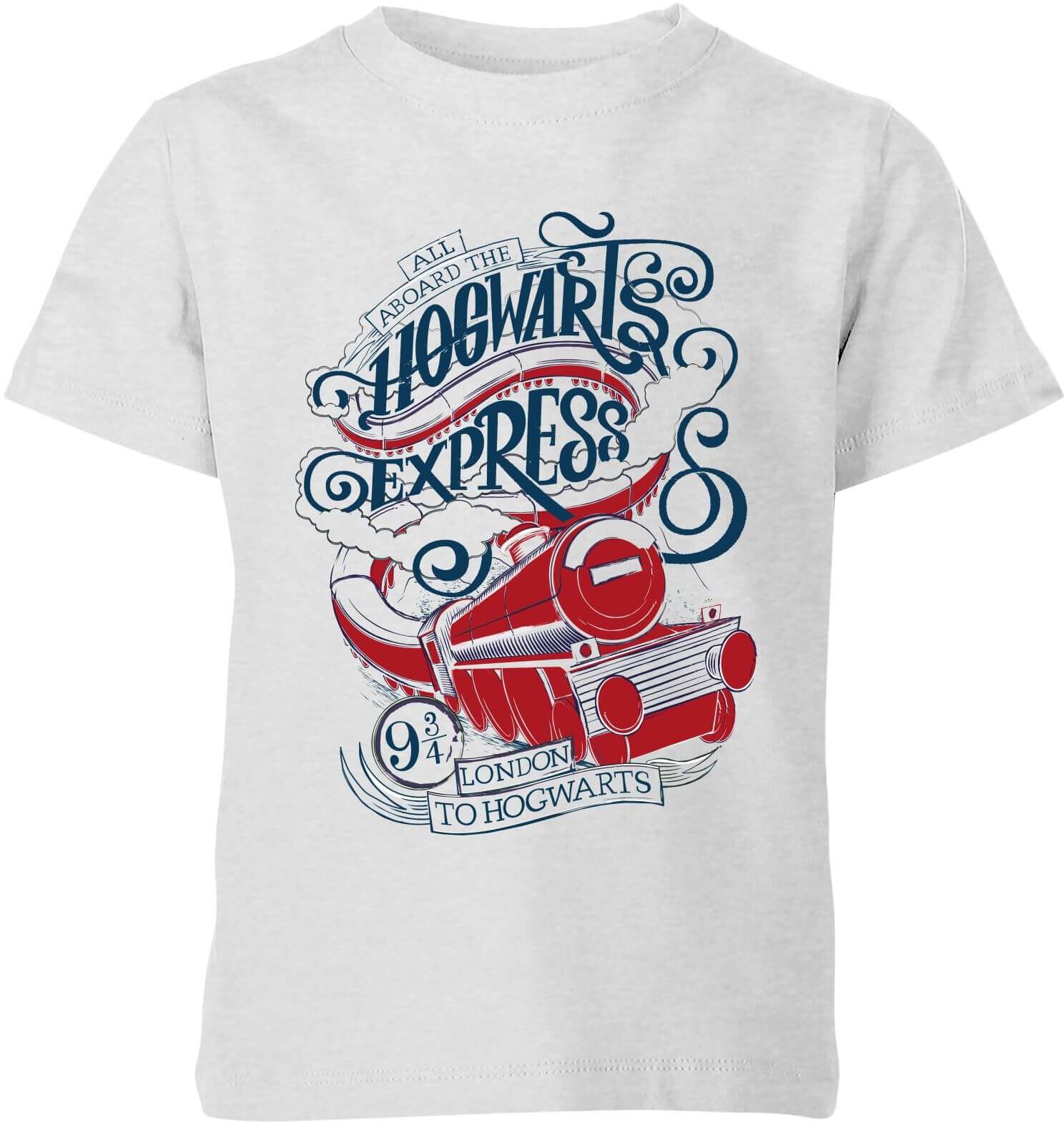 Harry Potter Hogwarts Express Kids' T-Shirt - Grey - 7-8 Years - Grey Harry Potter Hogwarts Express Kids' T-Shirt - Grey - 7-8 Years - Grey