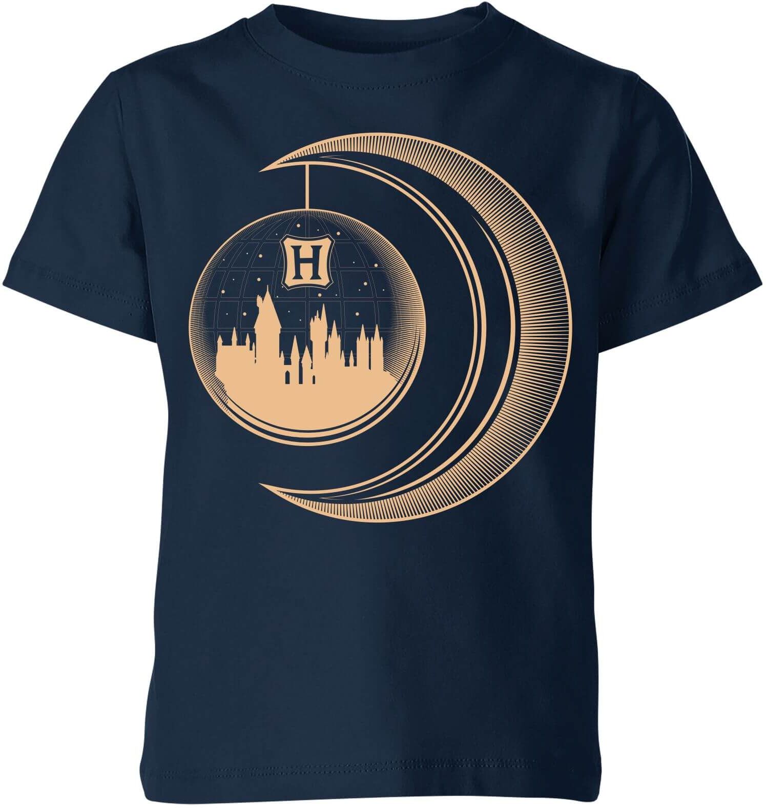 Harry Potter Globe Moon Kids' T-Shirt - Navy - 5-6 Years - Navy Harry Potter Globe Moon Kids' T-Shirt - Navy - 5-6 Years - Navy