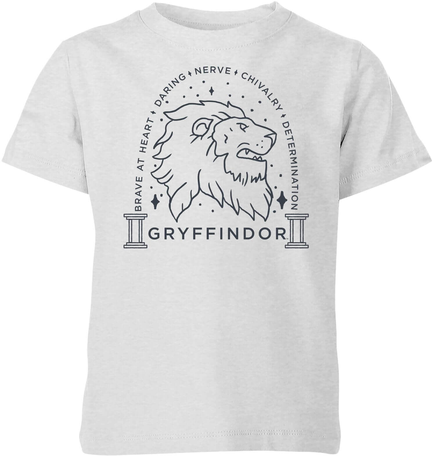 Harry Potter Gryffindor Linework Kids' T-Shirt - Grey - 5-6 Years - Grey Harry Potter Gryffindor Linework Kids' T-Shirt - Grey - 5-6 Years - Grey