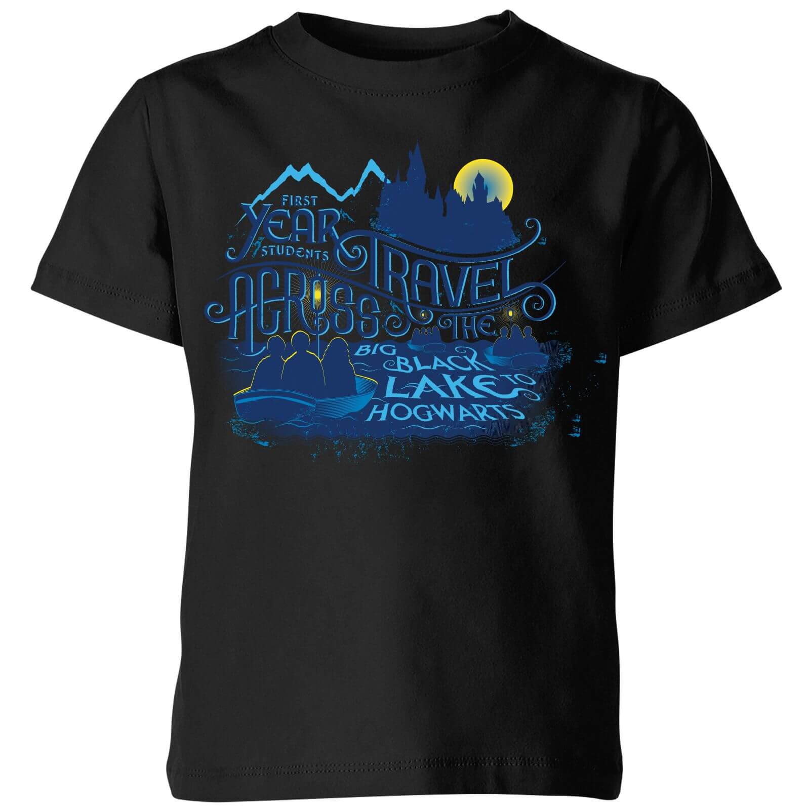 Harry Potter First Years Kids' T-Shirt - Black - 9-10 Years - Black Harry Potter First Years Kids' T-Shirt - Black - 9-10 Years - Black