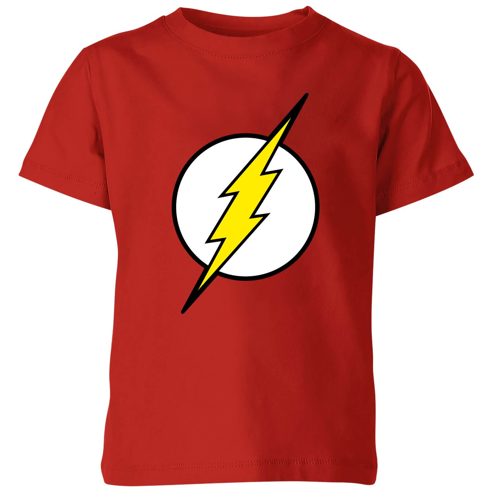 DC Comics Justice League Flash Logo Kids' T-Shirt - Red - 3-4 Years - Red
