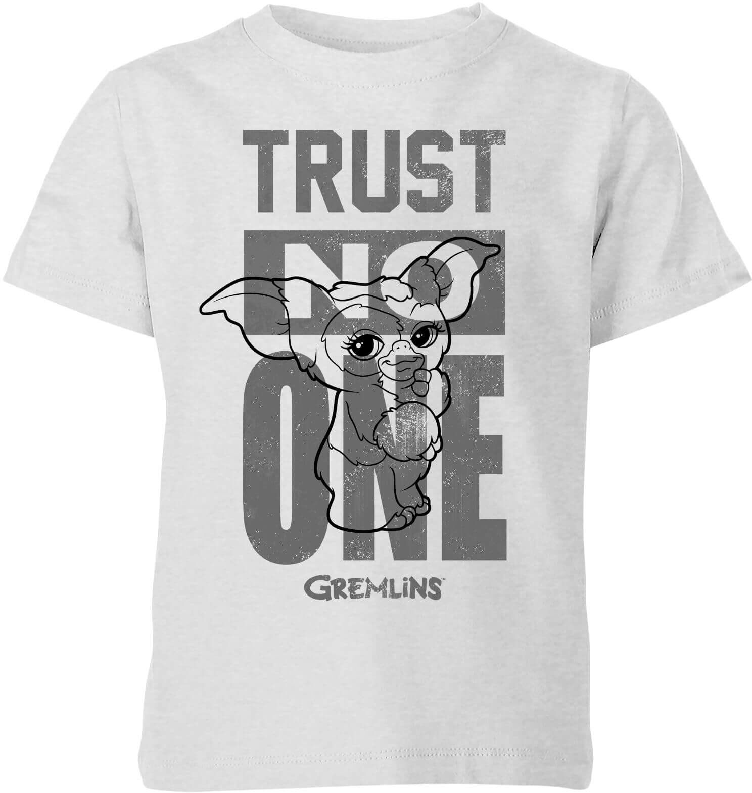 Gremlins Trust One Mogwai Kids' T-Shirt - Grey - 3-4 Years - Grey Gremlins Trust One Mogwai Kids' T-Shirt - Grey - 3-4 Years - Grey