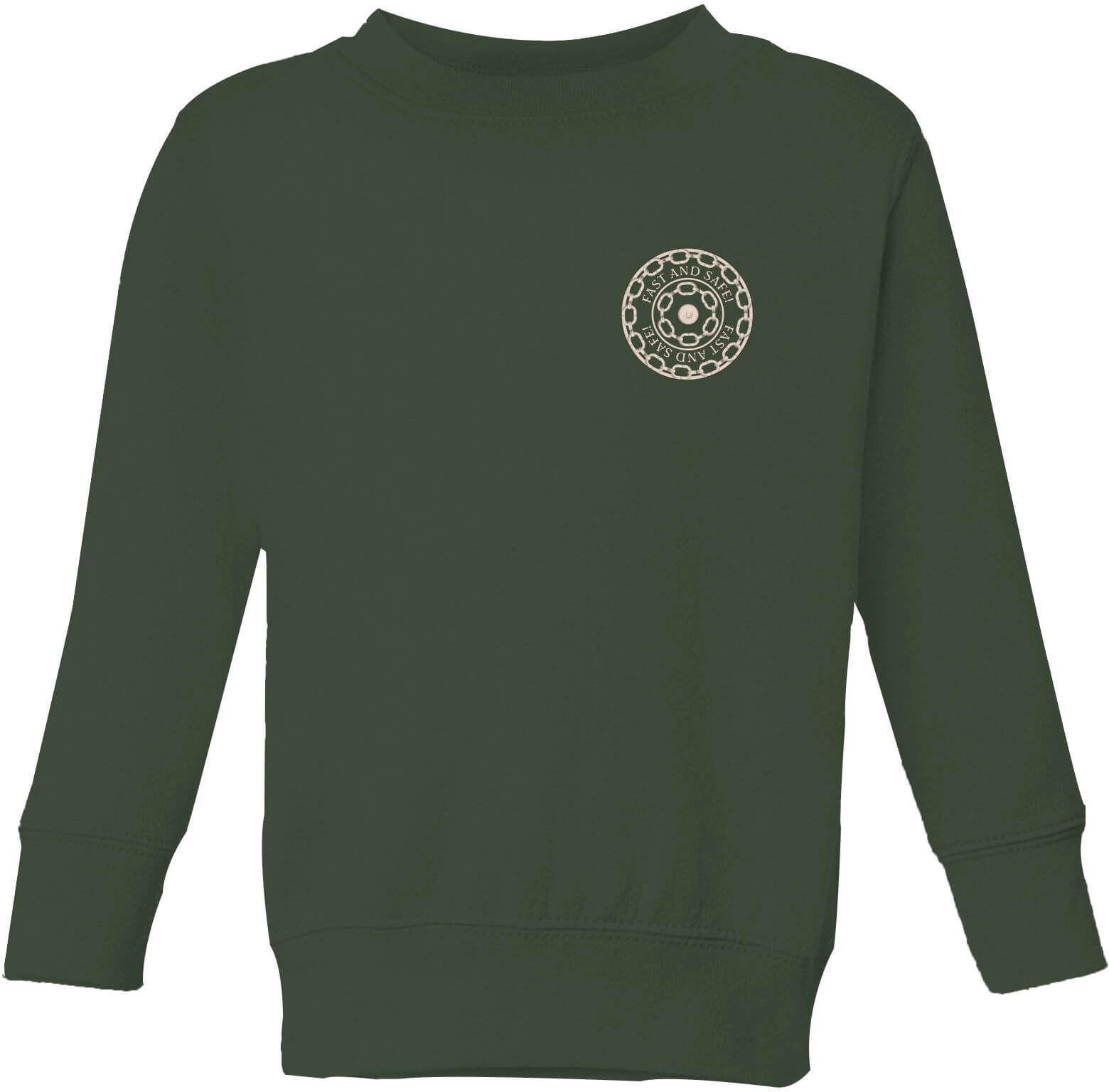 Maze Crystal Maze Fast And Safe Pocket Kids' Sweatshirt - Forest Green - 3-4 Years - Forest Green Maze Crystal Maze Fast And Safe Pocket Kids' Sweatshirt - Forest Green - 3-4 Years - Forest Green