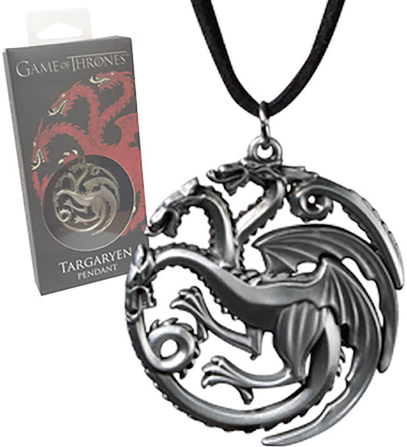 Noble Collection Game of Thrones Tragaryen Sigil Pendant Costume Replica