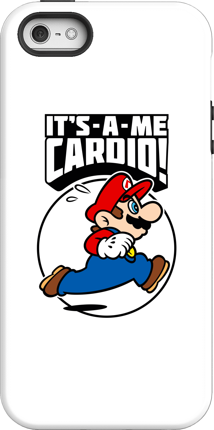 Nintendo Super Mario Cardio Phone Case - iPhone 5/5s - Tough Case - Matte