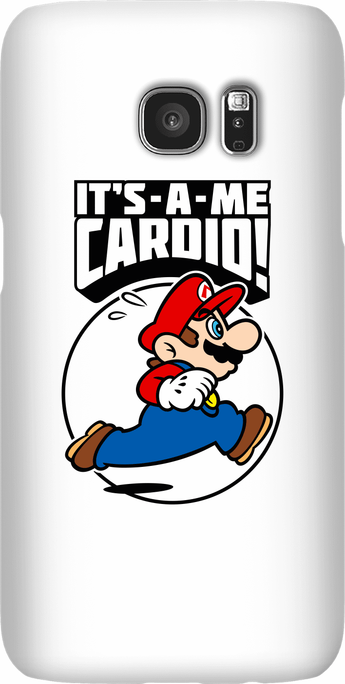 Nintendo Super Mario Cardio Phone Case - Samsung S7 - Snap Case - Gloss