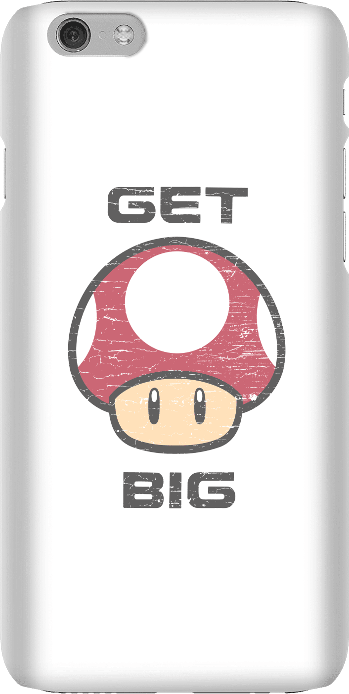 Nintendo Super Mario Get Big Mushroom Phone Case - iPhone 6 - Snap Case - Matte Nintendo Super Mario Get Big Mushroom Phone Case - iPhone 6 - Snap Case - Matte