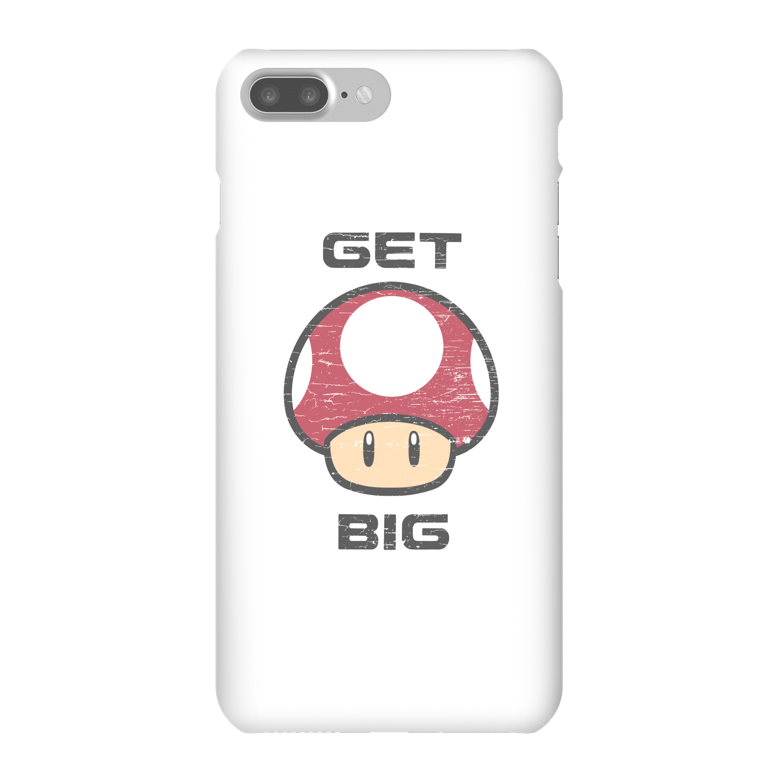 Nintendo Super Mario Get Big Mushroom Phone Case - iPhone 7 Plus - Snap Case - Gloss