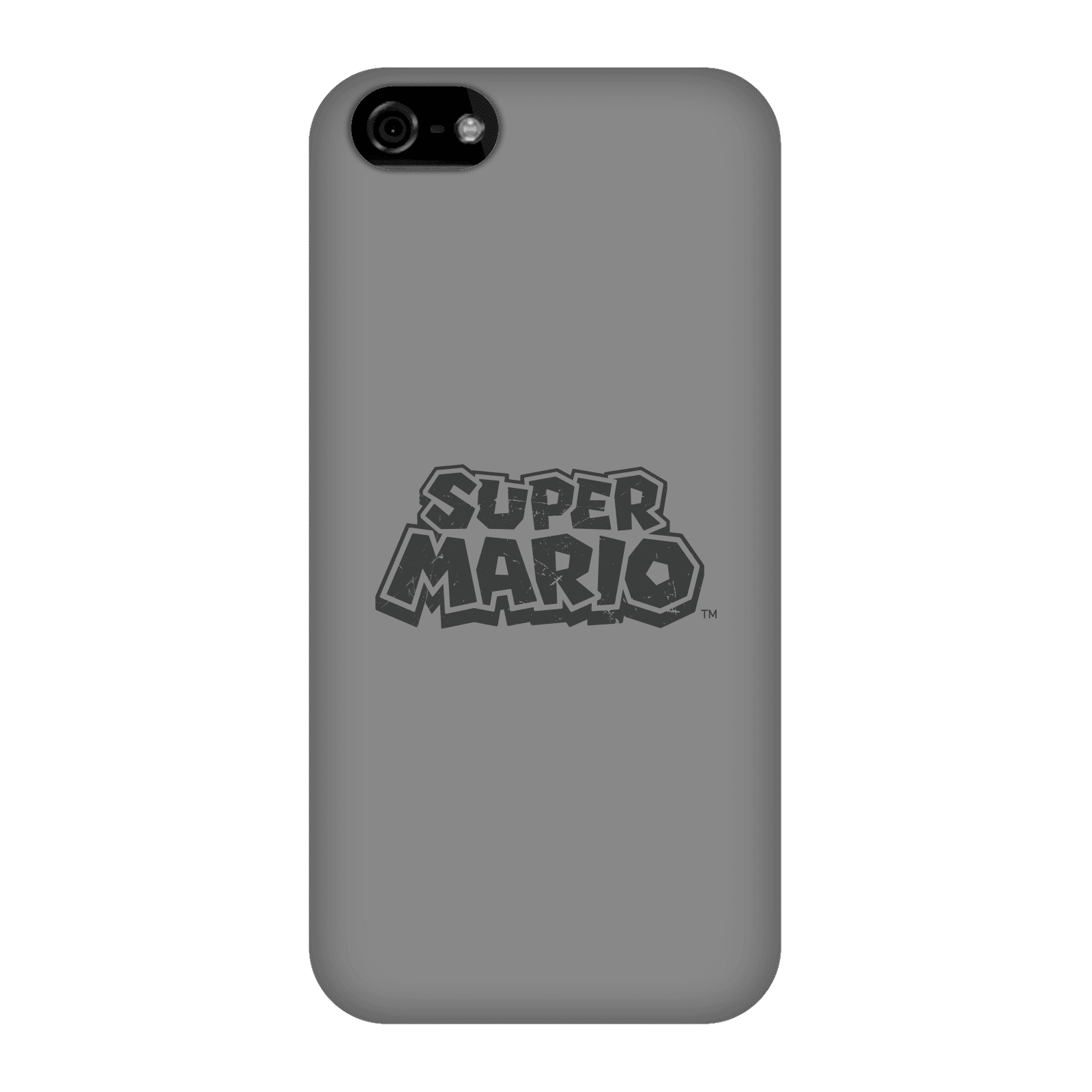 Nintendo Super Mario Distressed Logo Phone Case - iPhone 5C - Snap Case - Gloss