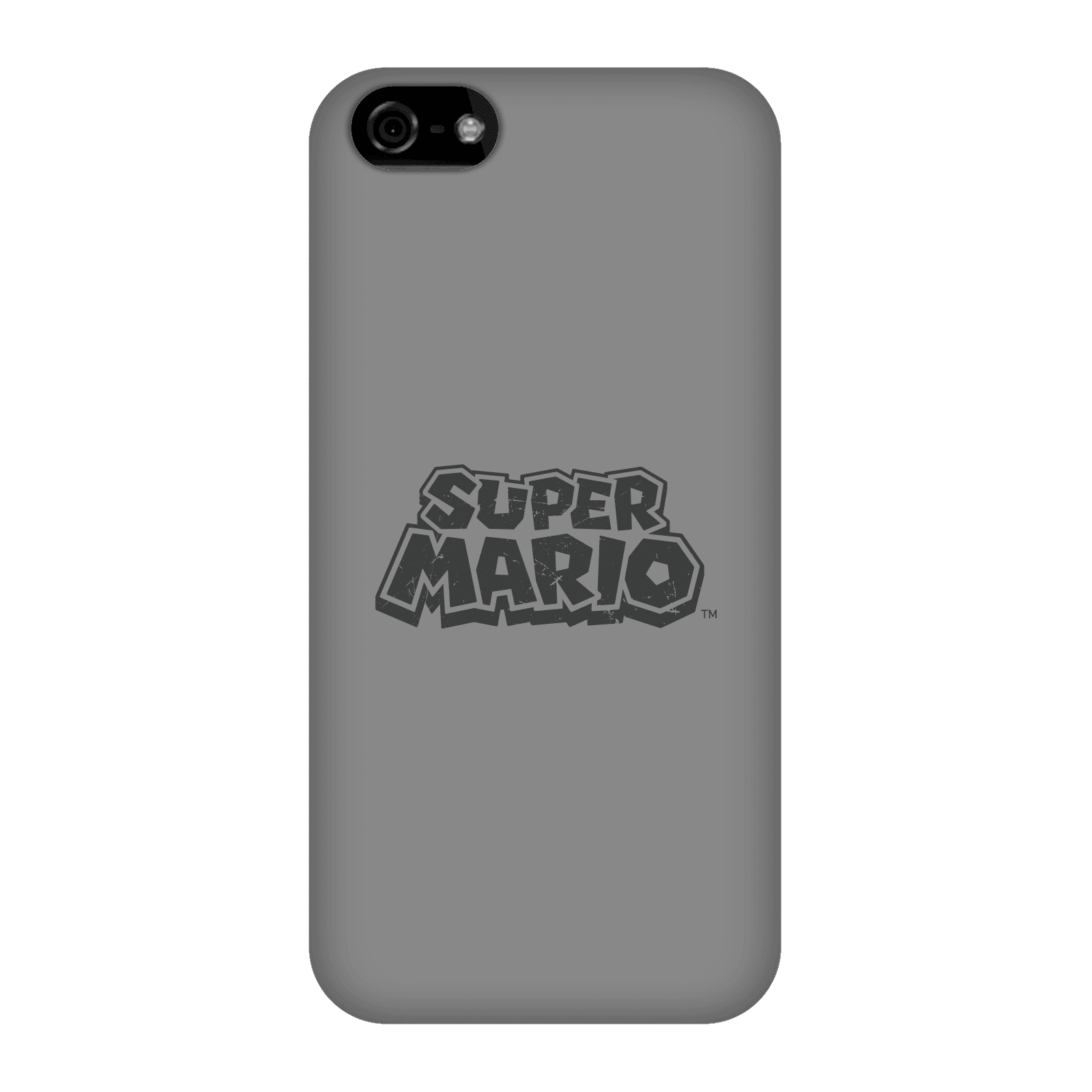 Nintendo Super Mario Distressed Logo Phone Case - iPhone 5C - Snap Case - Gloss Nintendo Super Mario Distressed Logo Phone Case - iPhone 5C - Snap Case - Gloss
