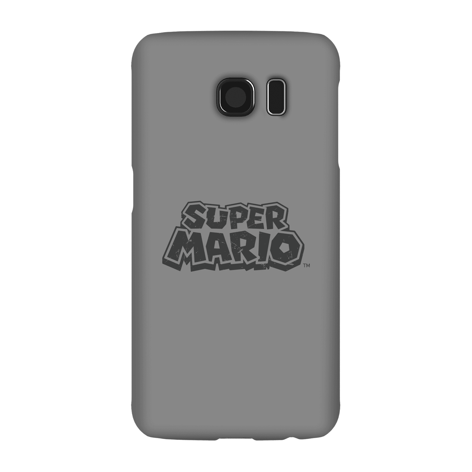 Nintendo Super Mario Distressed Logo Phone Case - Samsung S6 - Snap Case - Gloss
