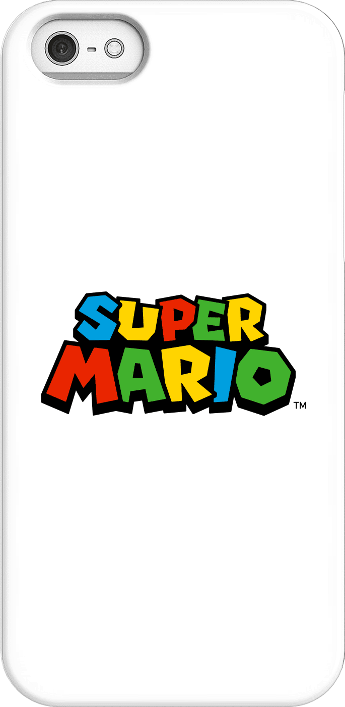 Nintendo Super Mario Colour Logo Phone Case - iPhone 5/5s - Snap Case - Matte Nintendo Super Mario Colour Logo Phone Case - iPhone 5/5s - Snap Case - Matte