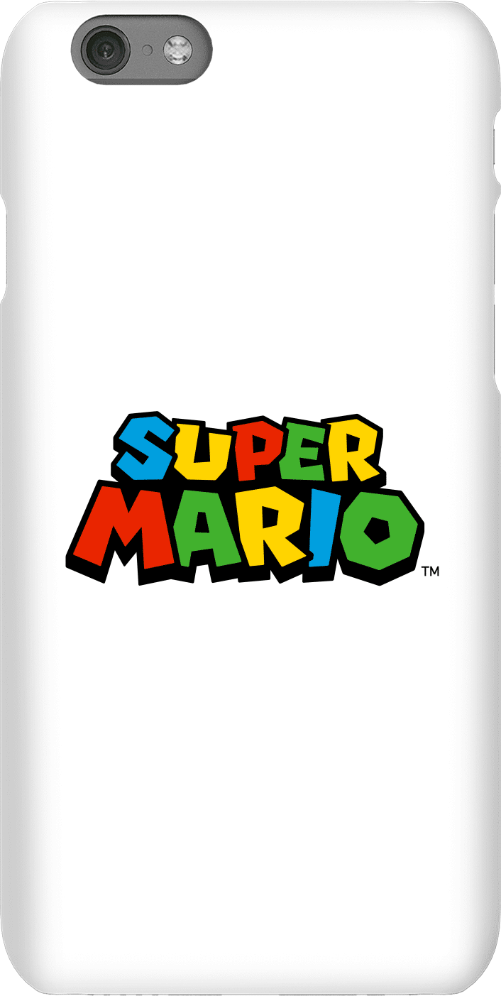 Nintendo Super Mario Colour Logo Phone Case - iPhone 6S - Snap Case - Matte