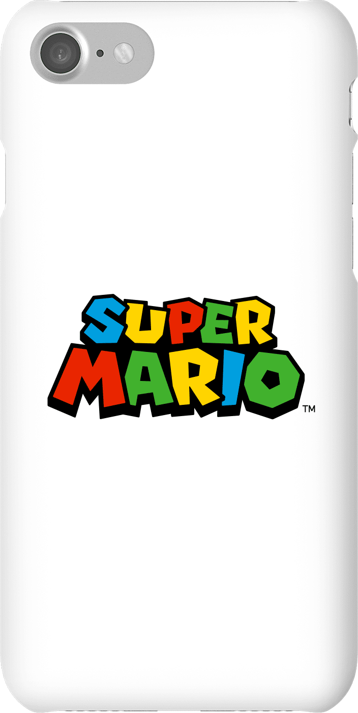 Nintendo Super Mario Colour Logo Phone Case - iPhone 7 - Snap Case - Matte Nintendo Super Mario Colour Logo Phone Case - iPhone 7 - Snap Case - Matte