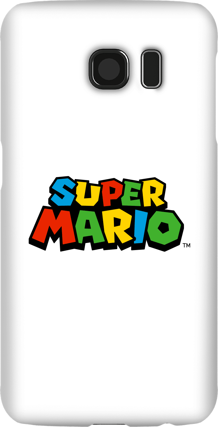 Nintendo Super Mario Colour Logo Phone Case - Samsung S6 - Snap Case - Matte