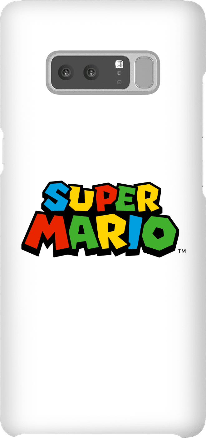 Nintendo Super Mario Colour Logo Phone Case - Samsung Note 8 - Snap Case - Matte Nintendo Super Mario Colour Logo Phone Case - Samsung Note 8 - Snap Case - Matte