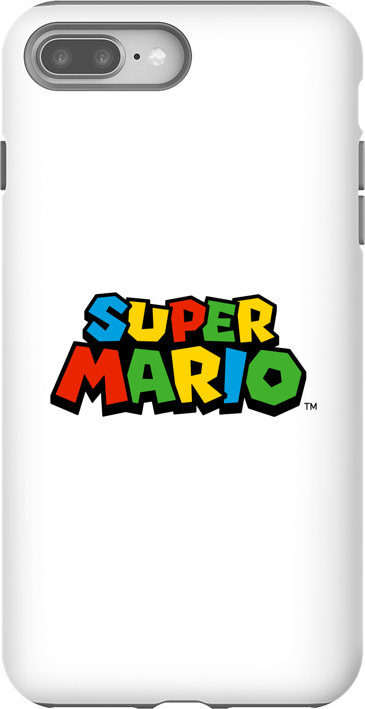 Nintendo Super Mario Colour Logo Phone Case - iPhone 8 Plus - Tough Case - Matte Nintendo Super Mario Colour Logo Phone Case - iPhone 8 Plus - Tough Case - Matte