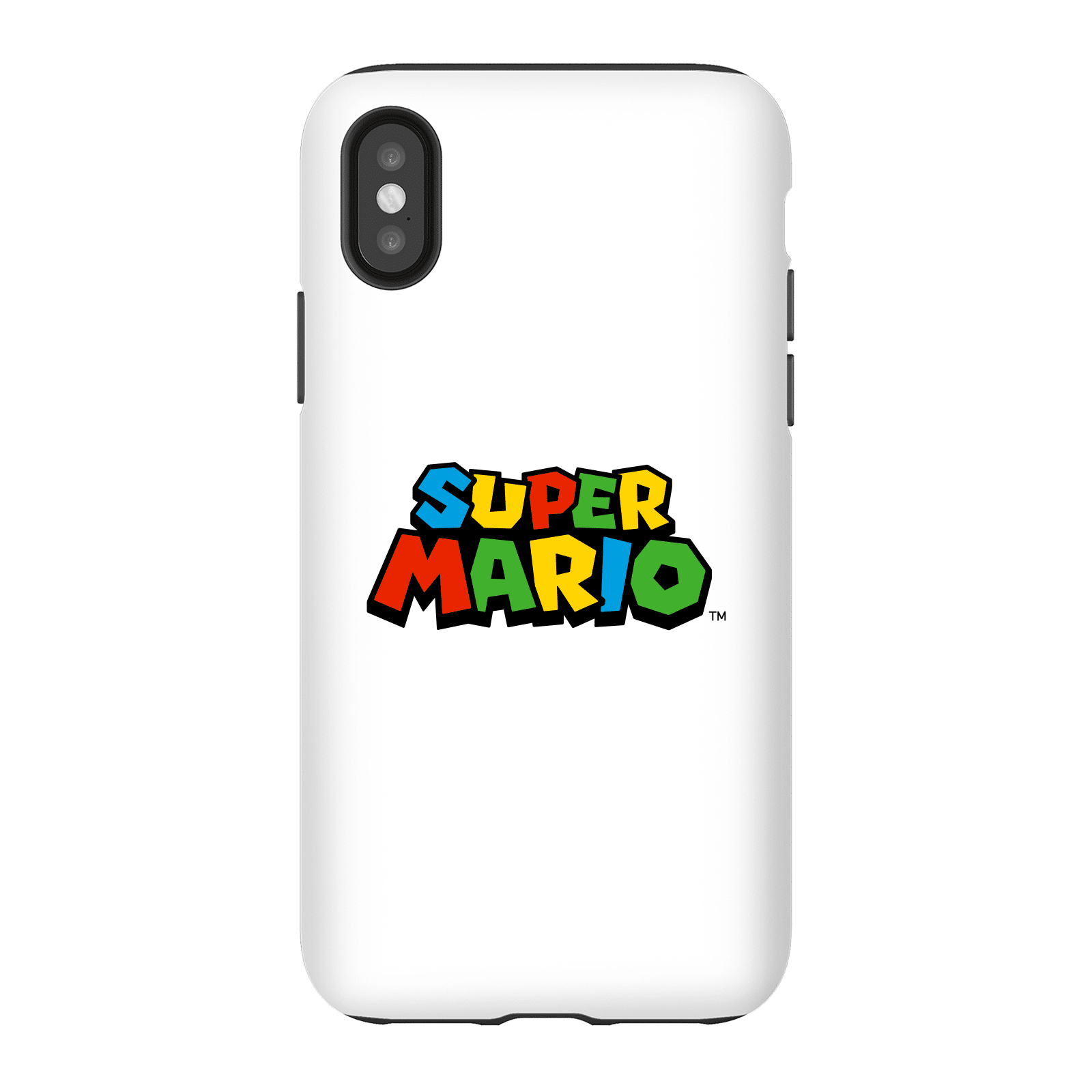 Nintendo Super Mario Colour Logo Phone Case - iPhone X - Tough Case - Matte