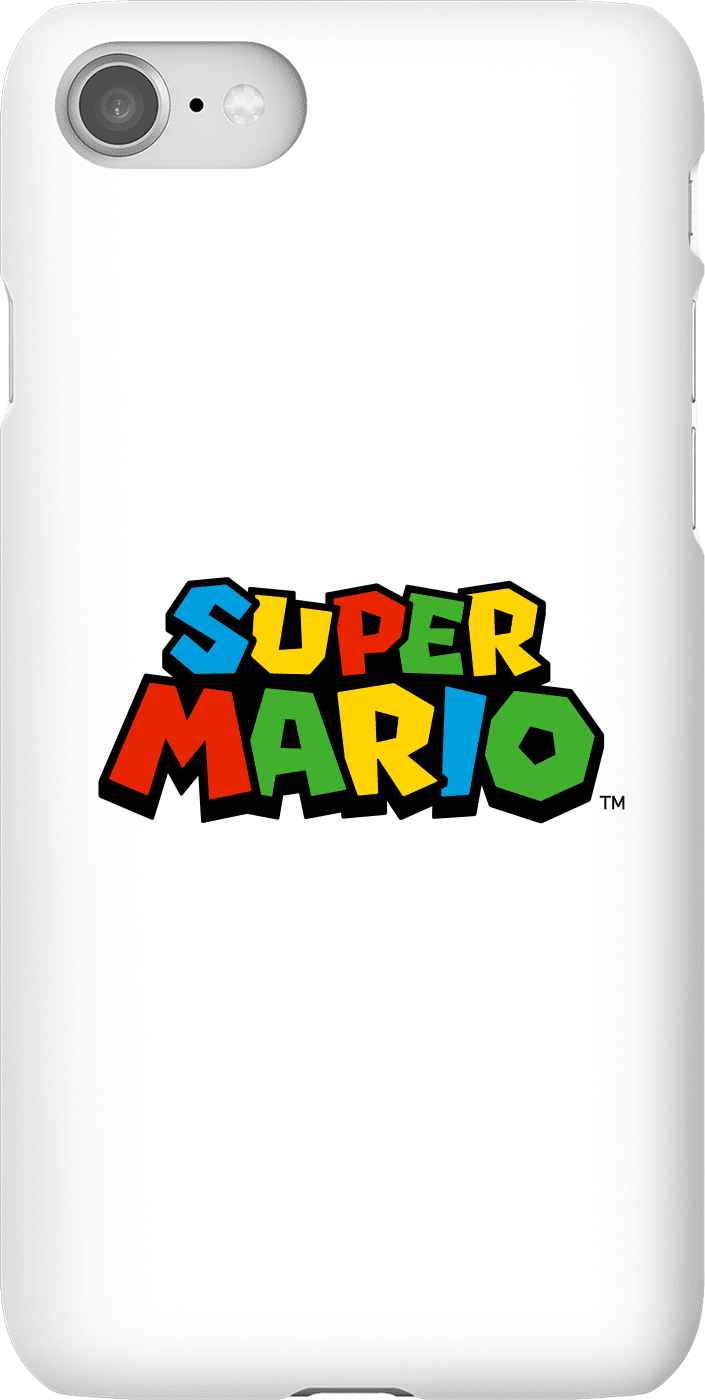 Nintendo Super Mario Colour Logo Phone Case - iPhone 8 - Snap Case - Gloss Nintendo Super Mario Colour Logo Phone Case - iPhone 8 - Snap Case - Gloss