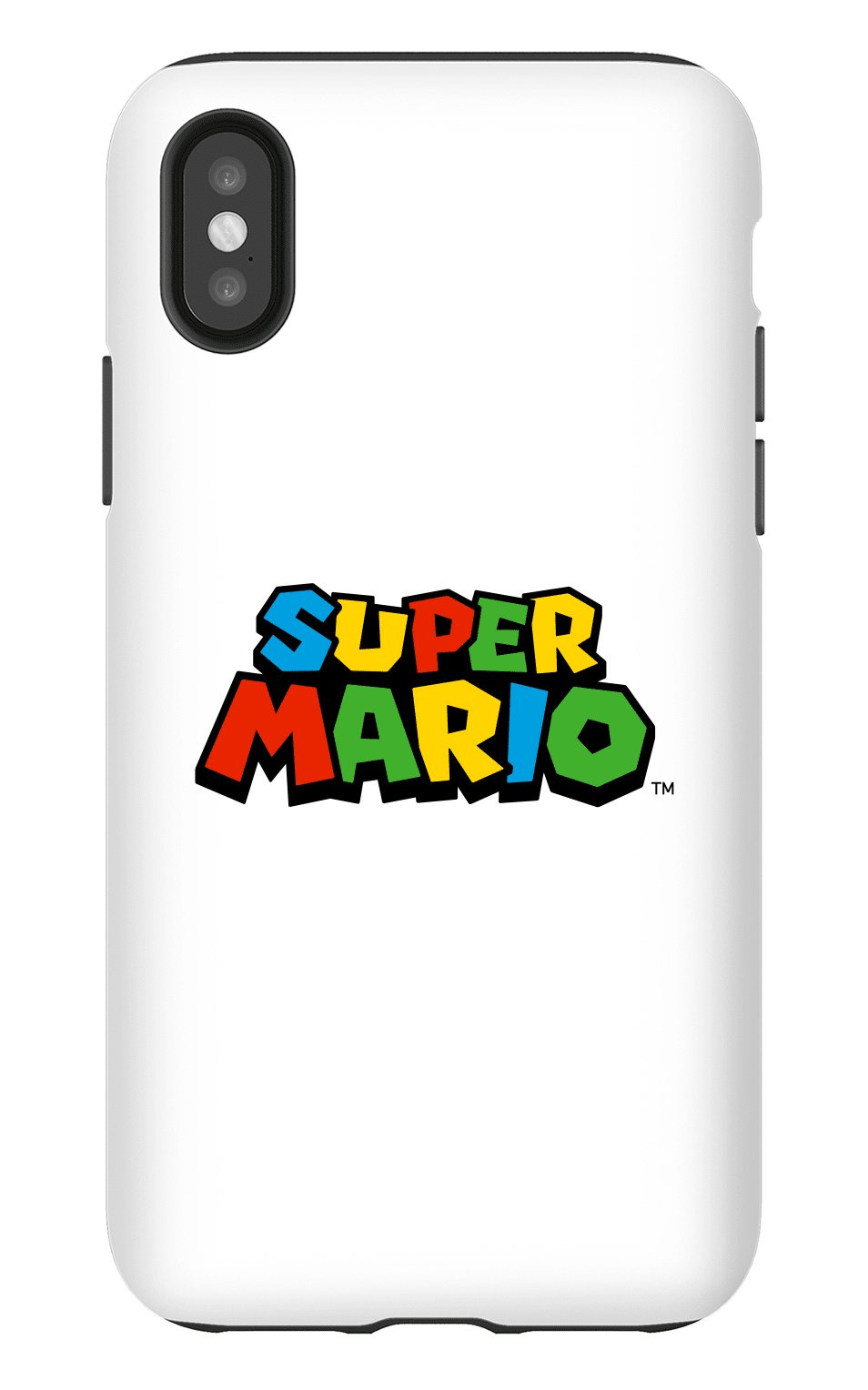 Nintendo Super Mario Colour Logo Phone Case - iPhone X - Tough Case - Gloss