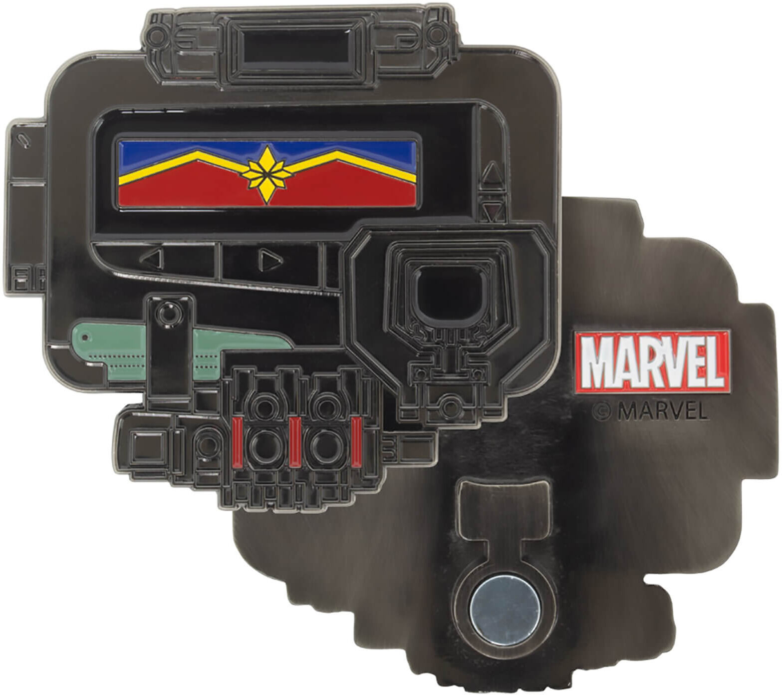 Numskull Captain Marvel Metal Pager Bottle Opener Numskull Captain Marvel Metal Pager Bottle Opener