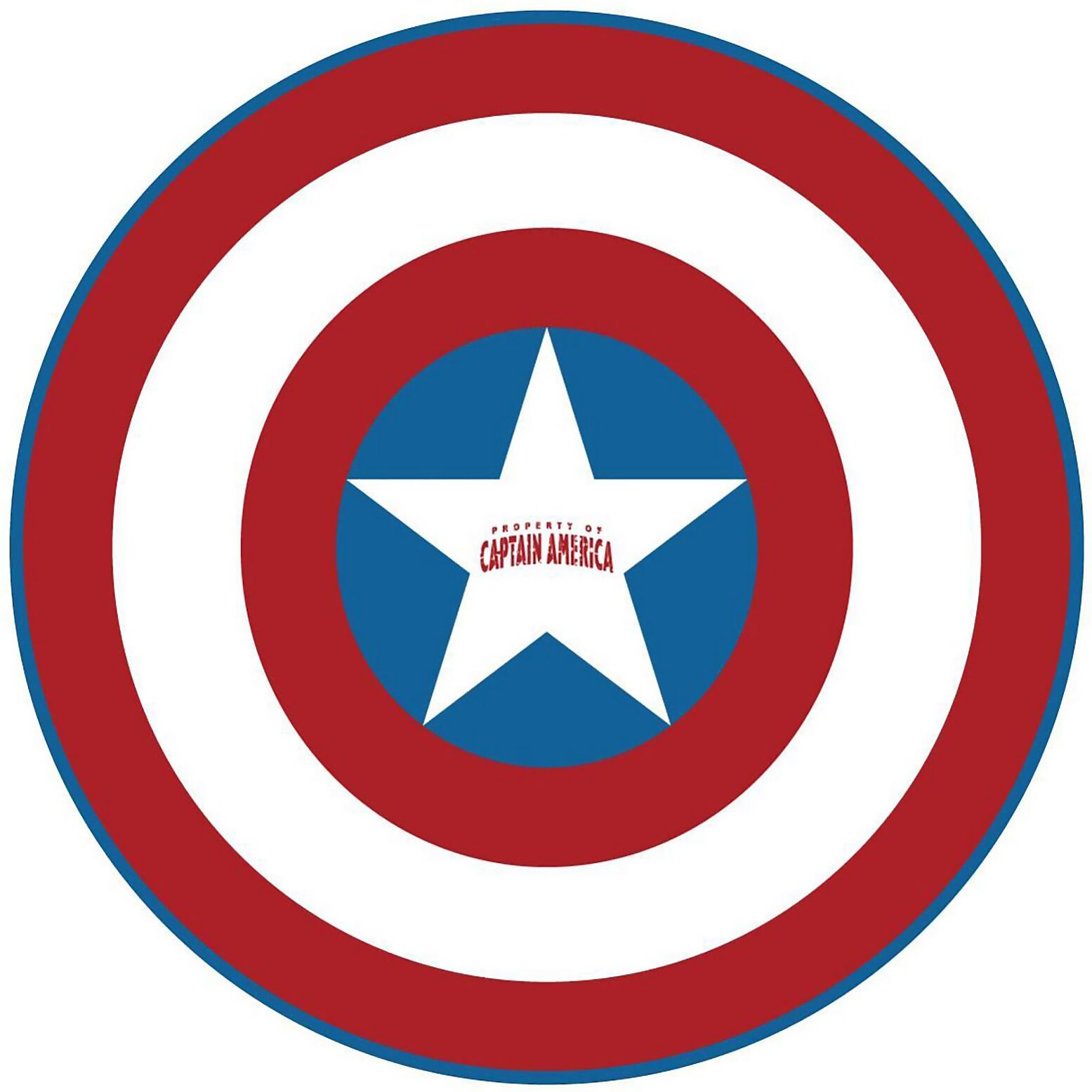 Cerda Marvel Captain America Shield Microfiber Beach Towel