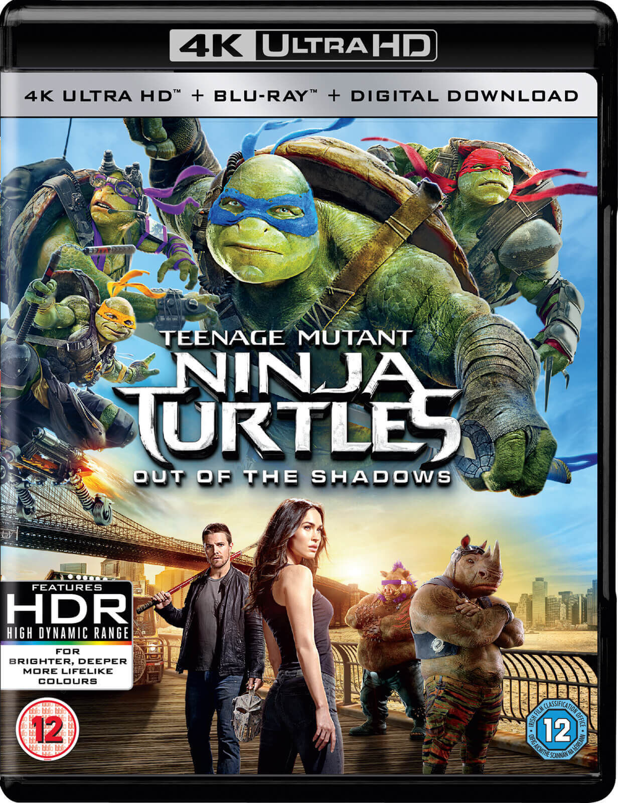 Teenage Mutant Ninja Turtles: Out Of The Shadows - 4K Ultra HD (Includes Digital Download) Teenage Mutant Ninja Turtles: Out Of The Shadows - 4K Ultra HD (Includes Digital Download)