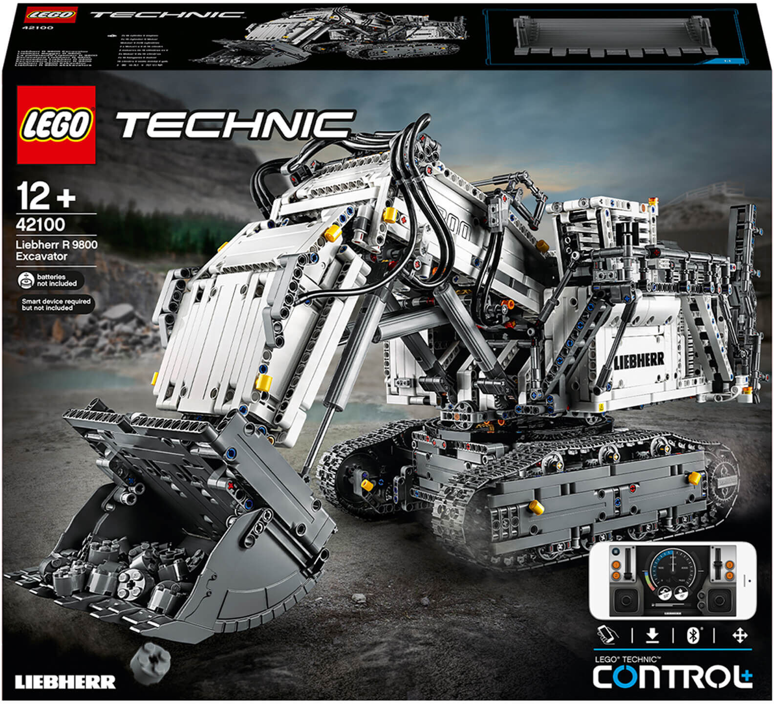 Lego Technic: Control+ Liebherr R 9800 Excavator Set (42100) Lego Technic: Control+ Liebherr R 9800 Excavator Set (42100)