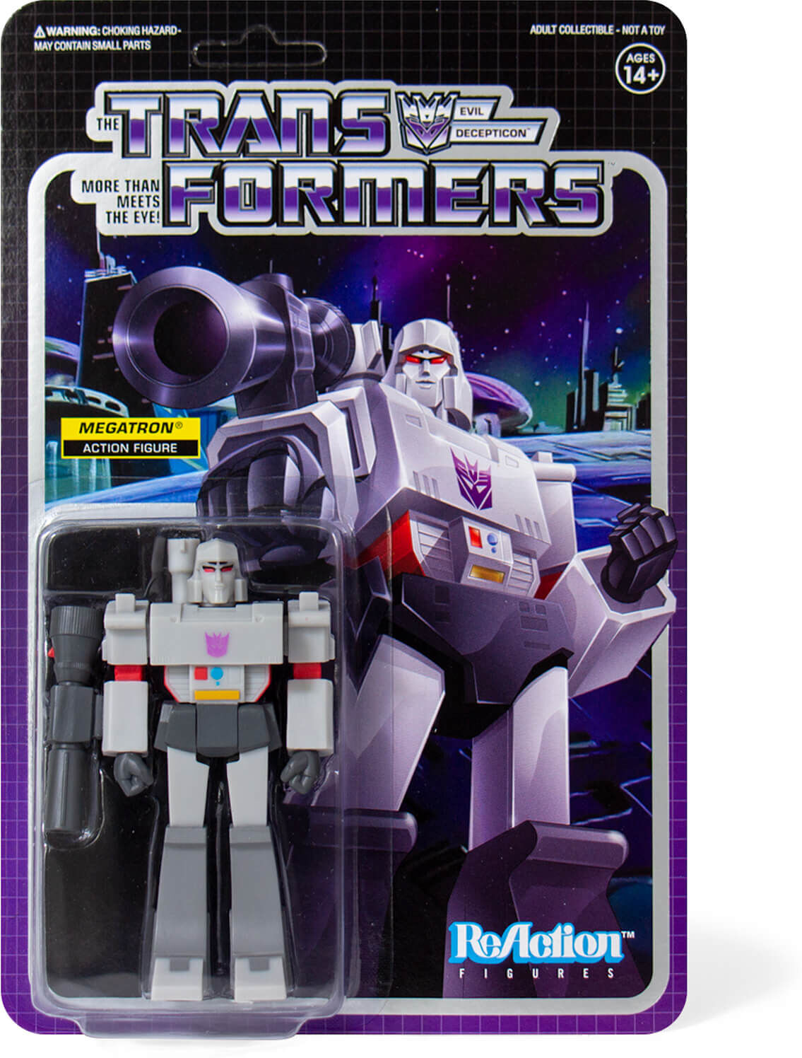 Super7 Transformers ReAction Figure - Megatron Super7 Transformers ReAction Figure - Megatron