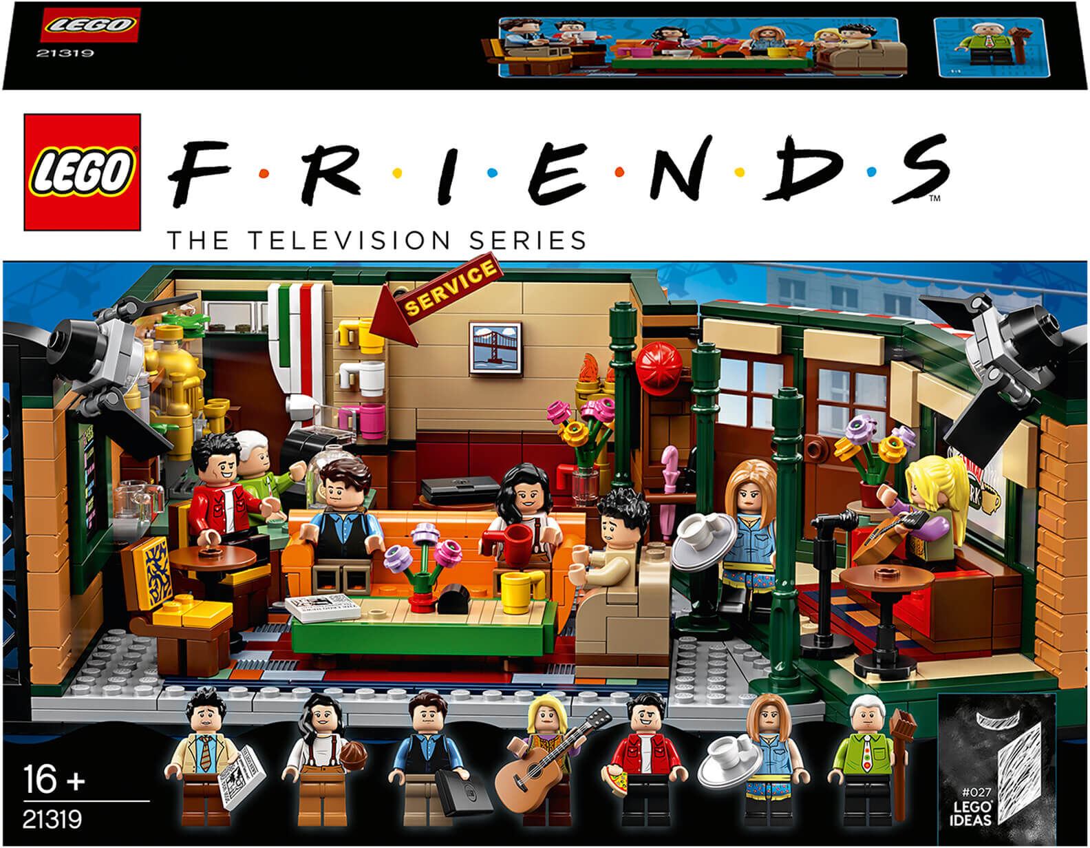Lego Ideas: Central Perk Friends: TV Show Collector Set (21319) Lego Ideas: Central Perk Friends: TV Show Collector Set (21319)