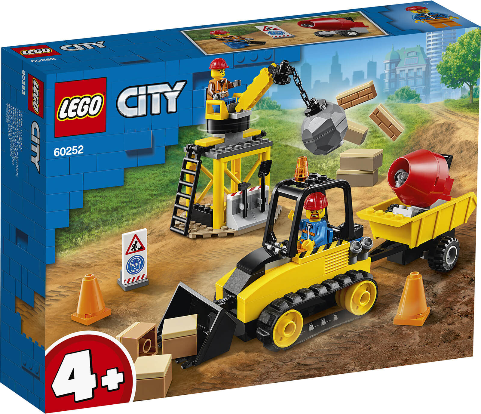 Lego City: Great Vehicles Construction Bulldozer Set (60252) Lego City: Great Vehicles Construction Bulldozer Set (60252)