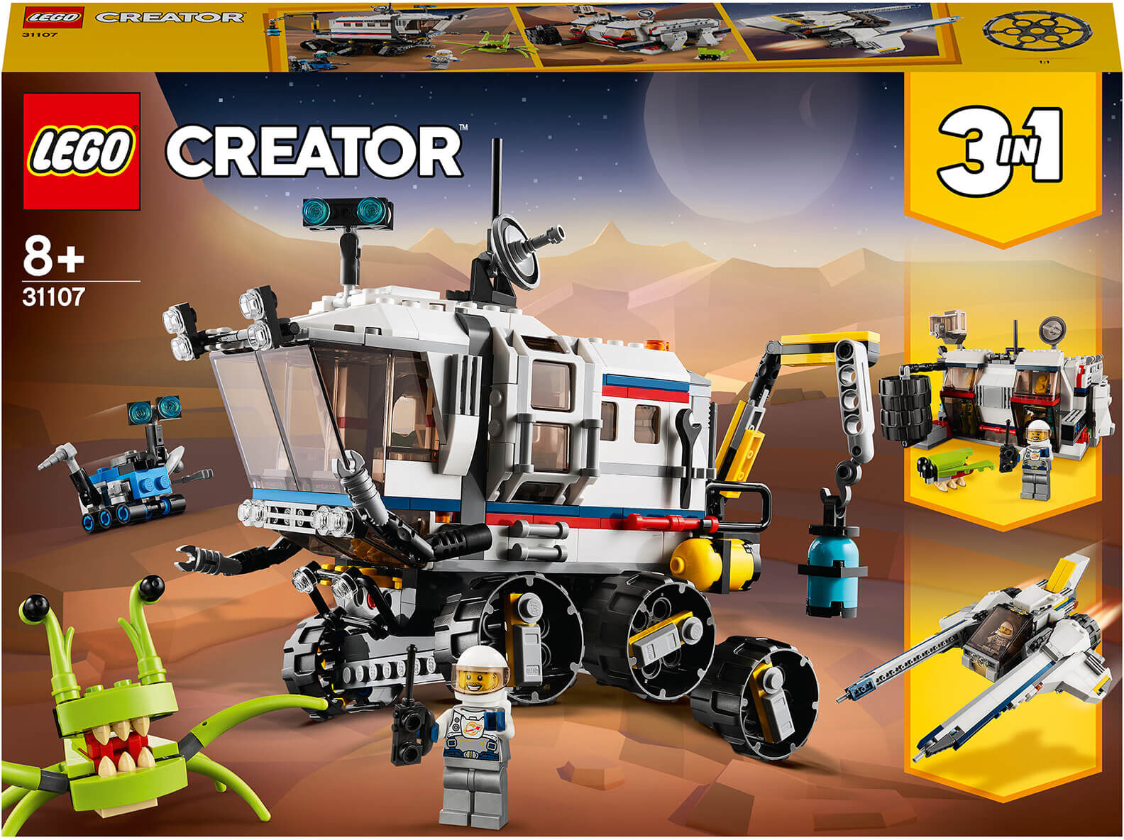 Lego Creator: 3in1 Space Rover Explorer Building Set (31107) Lego Creator: 3in1 Space Rover Explorer Building Set (31107)